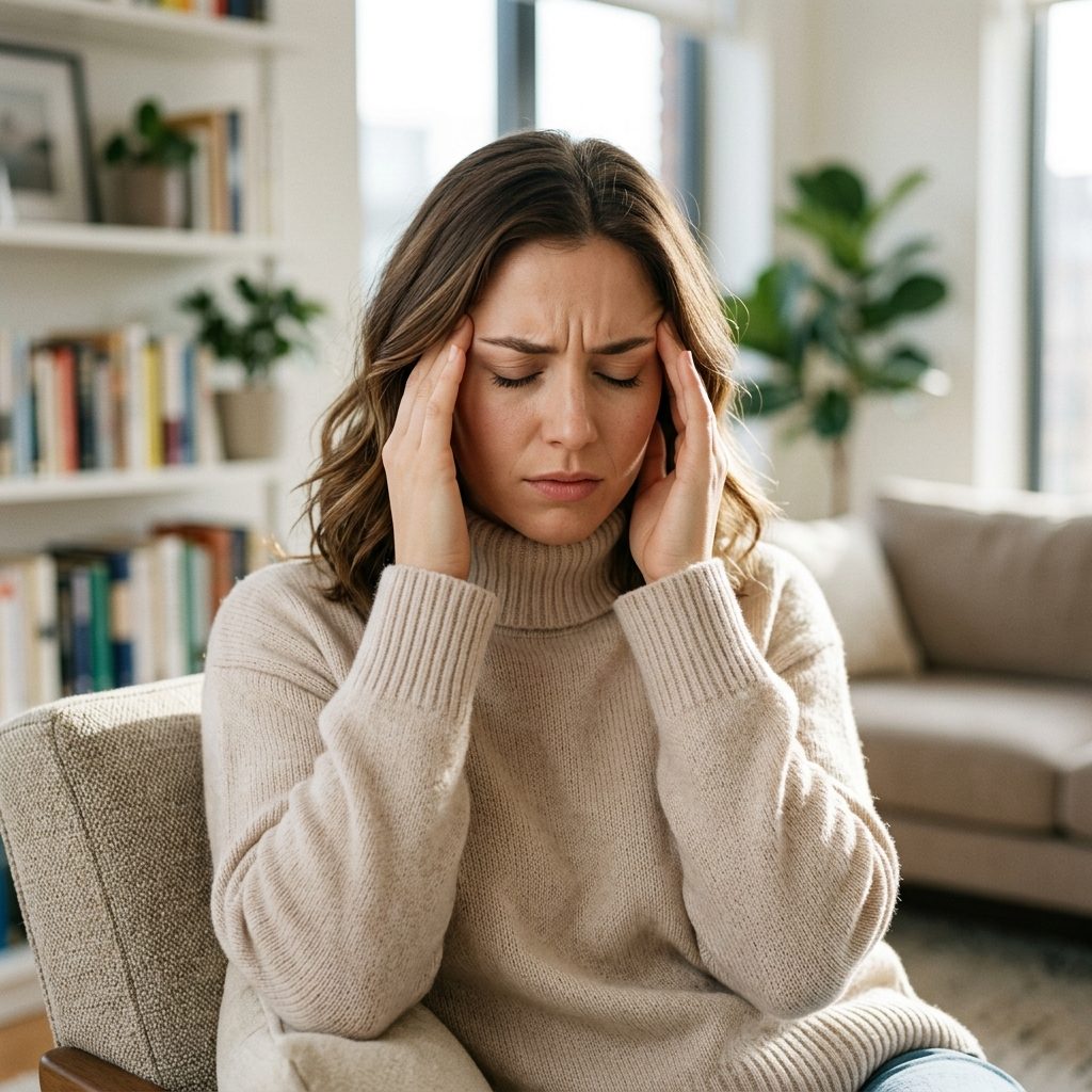 Migraine and headache relief patient at FlowState Chiropractic Lower Manhattan